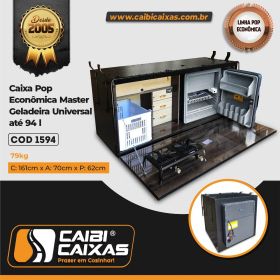 Caixa Pop Econ&Atilde;&acute;mica Master Geladeira Universal at&Atilde;&copy; 85 Litros C&Atilde;&sup3;d. 1594